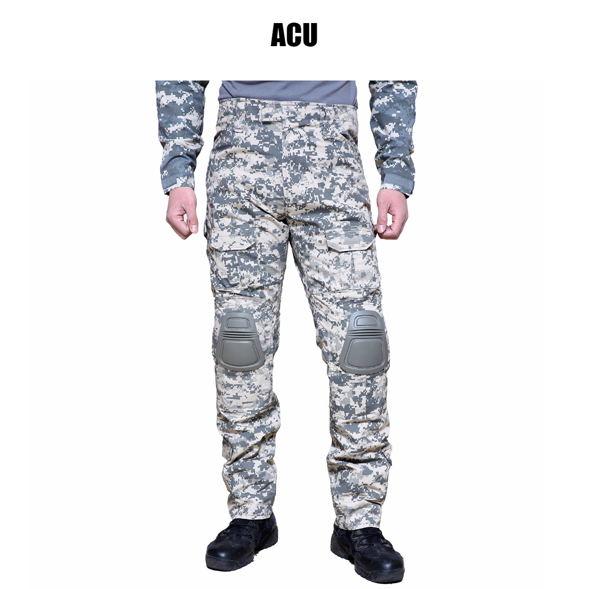 Military/Outdoor Cargo Pants with Knee Pads