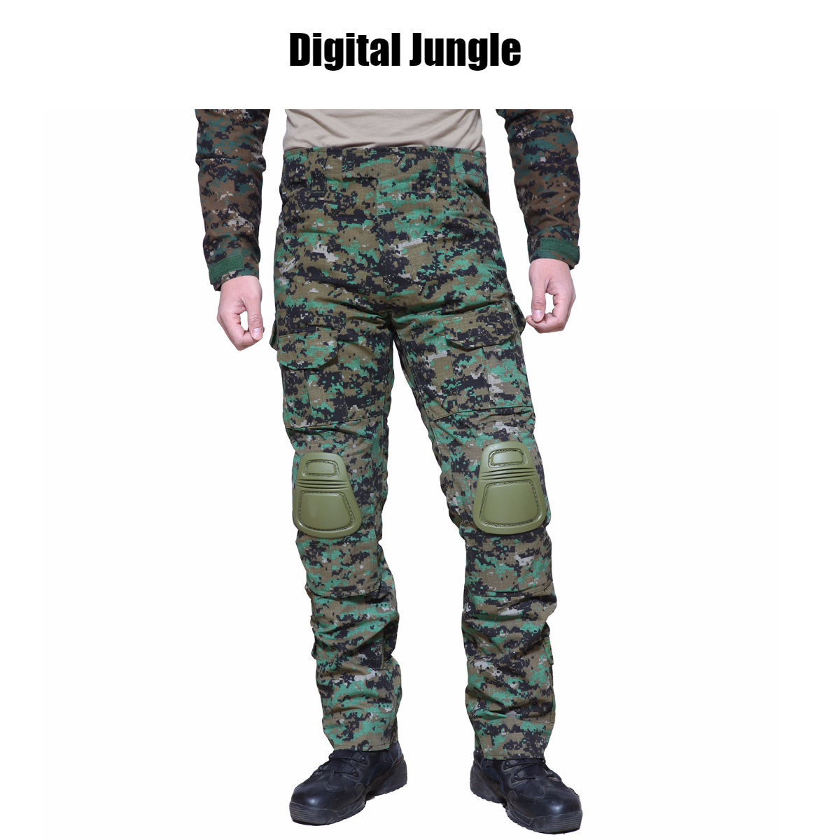 Military/Outdoor Cargo Pants with Knee Pads