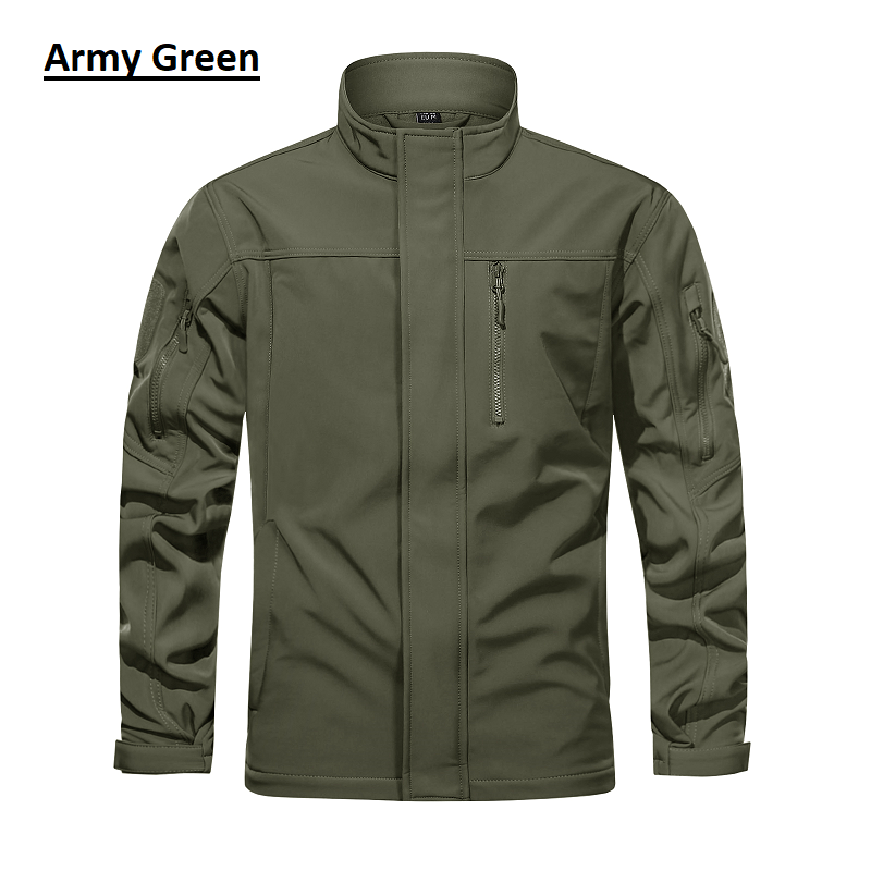 Outdoor Jacket Men Waterproof Jacket Coat Fashion Casual Military Camping  Jackets Male Outerwear Green Windbreaker Big