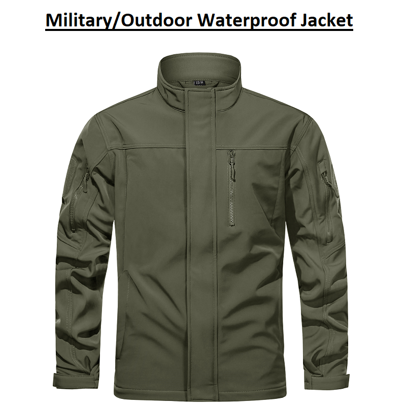 Military/Outdoor Waterproof Jacket (Without Hood)